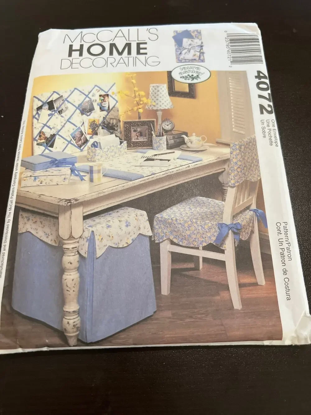 McCall’s Home Decorating Pattern 4072 Business Attire for Home Office